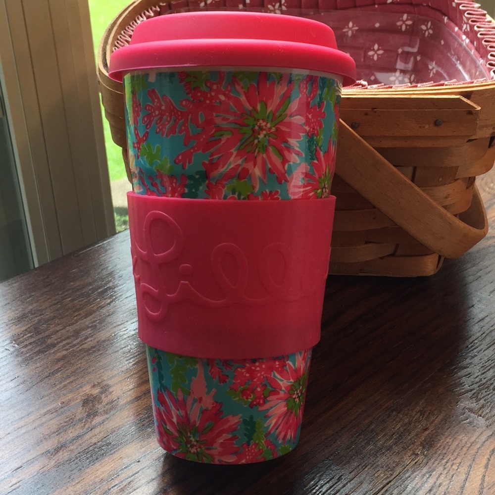 Lilly Pulitzer coffee tumbler